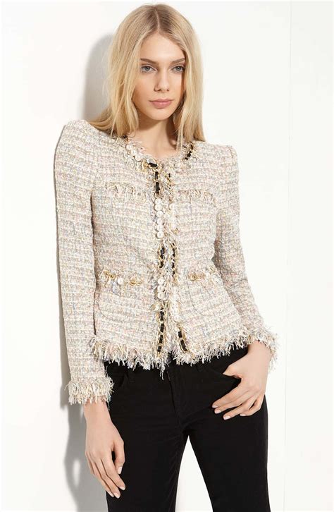 chanel style boucle jacket uk.